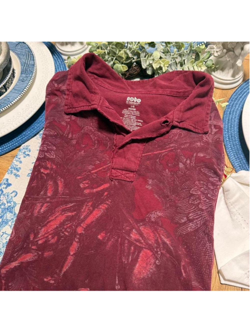 Men’s vintage style Y2K long sleeve shirt